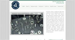 Desktop Screenshot of dtprecisionsolutions.com